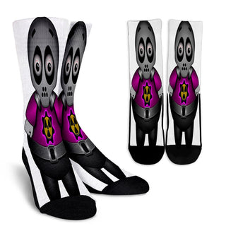 Toxic Alien Crew Socks