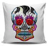 Fire Eye Skull Pillow Cover