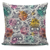 Watercolor Skull Pillow Cover - designfullprint