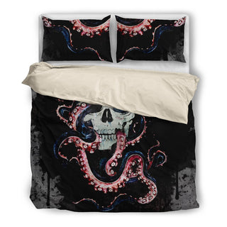 Octopus and Skull Bedding Set