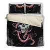 Octopus and Skull Bedding Set