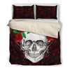 Flower Skull Bedding Set
