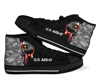 Gift For Army Men Army High Top Shoes