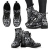 Sugar Skull Women's Leather Boots - designfullprint
