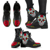 Sugar Skull Women's Leather Boots - designfullprint
