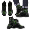 New Comfortable Lace Up Leather Skull Boots 012 - designfullprint