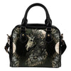 Unicorn Skull Leather Shoulder Bag 003 - designfullprint