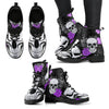 Full Skull New Comfortable Lace Up Leather Boots 023 - designfullprint