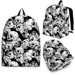Premium Backpack for Youth & Adult Skull 002 - designfullprint