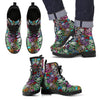 Skull Men's Leather Boots - designfullprint