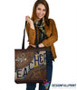 Gift For Teacher Teacher Gifts Leather Pattern Print Tote Bag HG