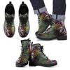 New Comfortable Lace Up Leather Skull Boots 007 - designfullprint