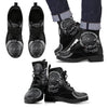 New Comfortable Lace Up Leather Mexican Patriotic Unisex Boots
