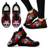 Red Roses Skull Sneakers