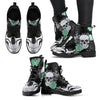 New Comfortable Lace Up Leather Skull Boots 022 - designfullprint