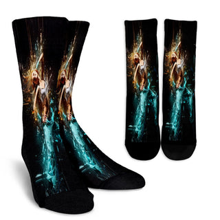 Street Dance Girl Crew Socks