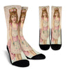 Vintage Girl Crew Socks - designfullprint