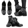 New Comfortable Lace Up Leather Mexican Patriotic Unisex Boots - designfullprint