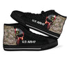 Gift For Army Army Multicam High Top Shoes