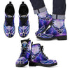PU Leather Comfortable Lace Up Boots - Armed Forces Day US Air Force 003 - designfullprint
