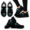 Black Skull Lightweight Sneakers