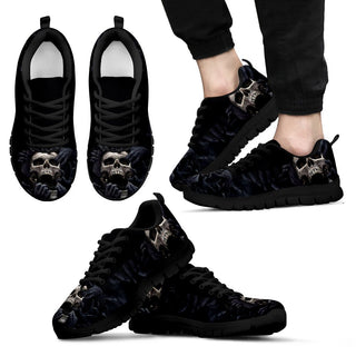 Skull Bones Sneakers - designfullprint