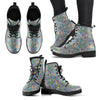 Henna Skull Women's Leather Boots