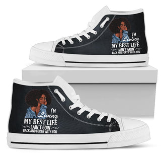 Black Pride Living My Best Life Women's Shoes Black And Proud 365