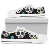 Mexican Sugar Skull Low Top Canvas Shoes 001 - designfullprint
