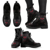 New Lace Up Skull Leather Smelting boots 028 - designfullprint