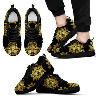 Golden Skull 3D Sneakers 001