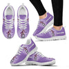 Skull Gift Fight Like A Warrior Purple Sugar Skull Girl Cancer Awareness Shoes