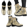 Steampunk Skull Women's Handcrafted Premium Boots - designfullprint