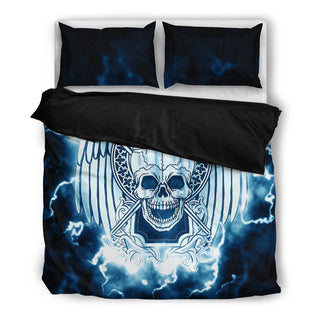 Skull and Lighting Bedding Set