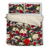Flowers and Skulls Style 3 Bedding Set