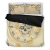 Skull Clock Bedding Set