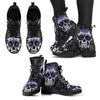 Sugar Skull Women's Leather Boots - designfullprint