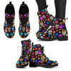 Sugar Skull Party Vegan Leather Boots for Women