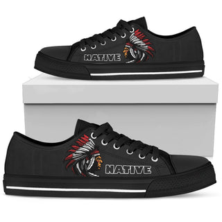 Gift For Native American Native Pride Colorful Chief Men's High Top/Low Top Canvas Shoes and Sneakers Native American Shoes