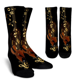 Violin Power Crew Socks
