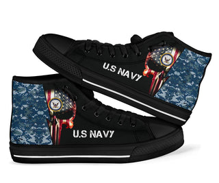 Gift For Army Navy type 1 High Top Shoes