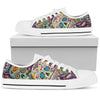 Mexican Sugar Skull Low Top Canvas Shoes 002 - designfullprint