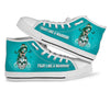 Skull Gift Teal Fight Like A Warrior Ovariant Cancer Awareness Sugar Skull Girl Shoes