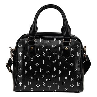 Elder Futhark Norse Viking Rune Shoulder Bag - designfullprint