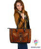 Comb Bee Leather Tote Bag Queen Bee Leather Tote Bag HG