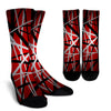 VH Gift For Fan EVH Memorials EVH Red Guitar Crew Socks HG