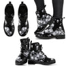 Skull And Bones Women's Leather Boots - designfullprint