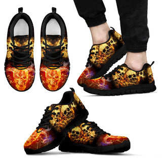 Skull 3D Sneakers 003 - designfullprint