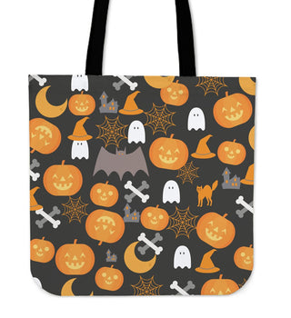 Trick or Treat Tote Bag - Halloween Costume, Gift, Decor
