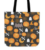 Trick or Treat Tote Bag - Halloween Costume, Gift, Decor